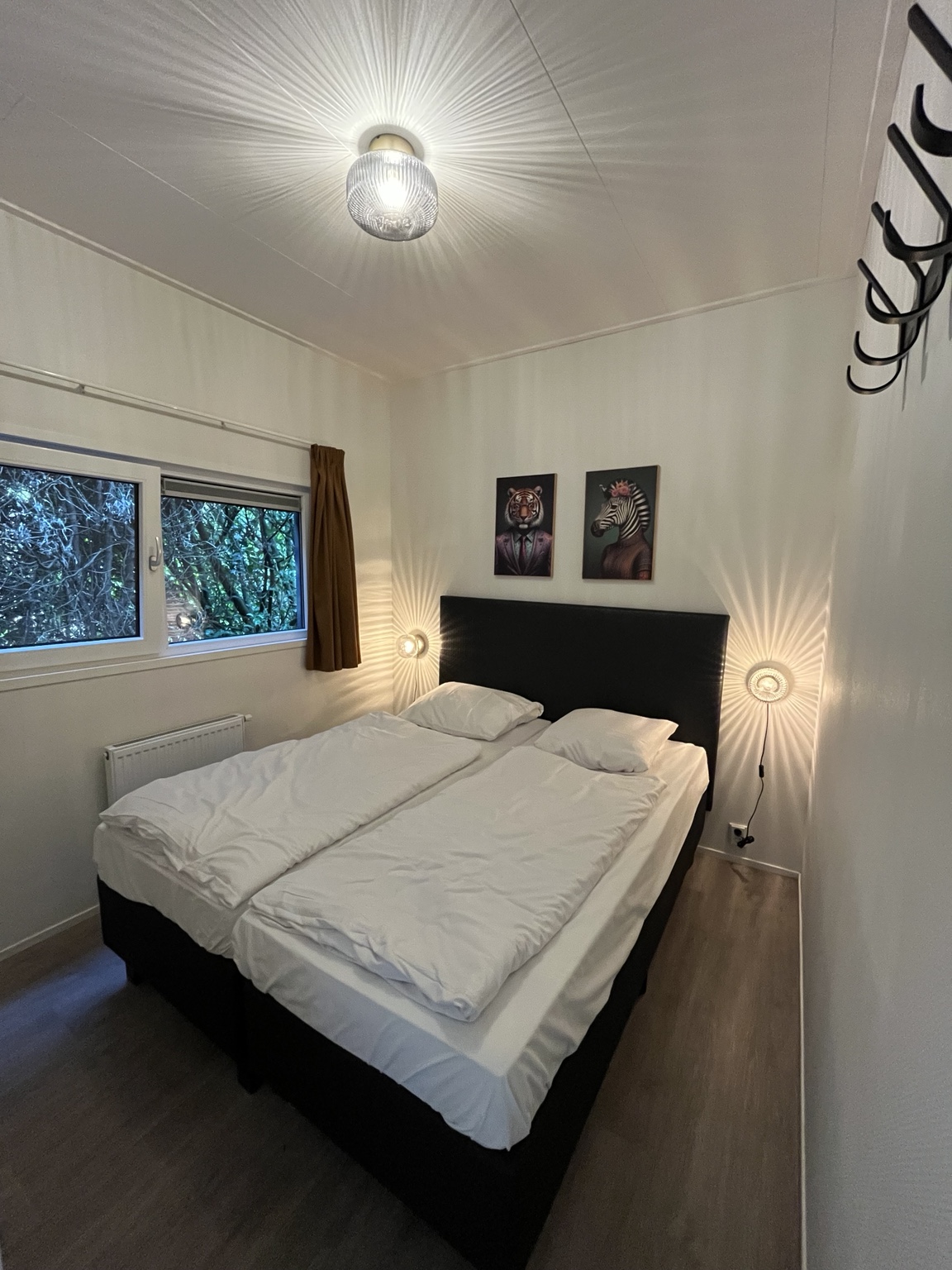 Slaapkamer met tweepersoonsbed